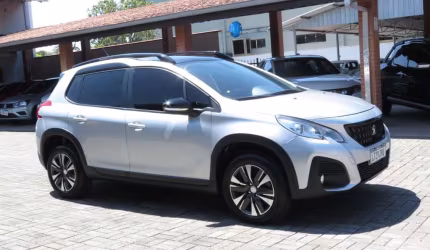 Peugeot 2008 griffe 1.6 turbo 16v - prata - 2019/2020