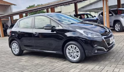 Peugeot 208 allure 1.6 flex 16v 5p aut.  - preta - 2018/2018