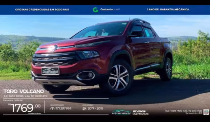Fiat toro volcano at d4 2018