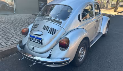 Fusca 1.6 ano 1986 placa preta