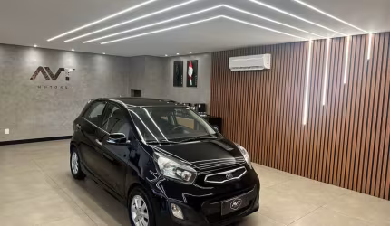 Kia picanto ex 1.1/1.0/ 1.0 flex aut.  - preta - 2013/2014