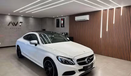 Mercedes-benz c-180 cgi coupe avant. 1.6 tb 16v aut.  - branca - 2017/2018