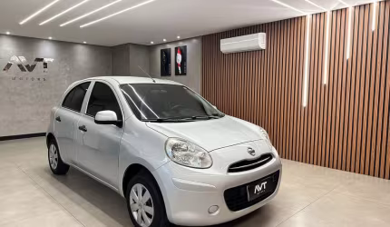 Nissan march s 1.0 16v flex fuel 5p  - prata - 2012/2013