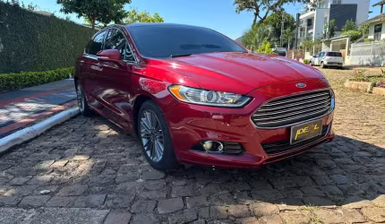 Ford fusion titanium 2.0  - vermelha - 2013/2013