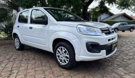 Fiat uno attractive 1.0  - branca - 2017/2017