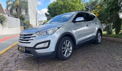 Hyundai santa fé gls 3.3 v6  - prata - 2013/2014