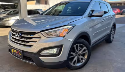 Hyundai santa fé gls 3.3 v6  - prata - 2013/2014