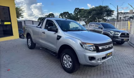 Ford ranger  xls 3.2 - prata - 2013/2014