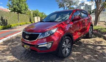 Kia sportage lx 2.o - vermelha - 2014/2014