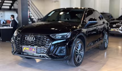 Audi q5 sportback hídrido - preta - 2022/2023