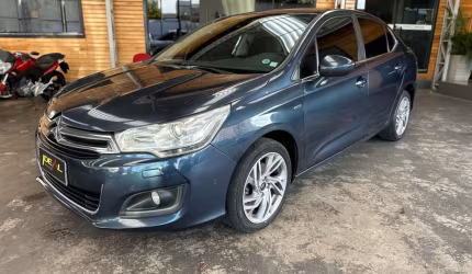 Citroën c4 exclusive 1.6  - azul - 2013/2014