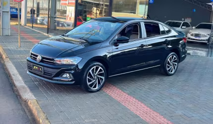 Volkswagen virtus highline 200 - preta - 2020/2021