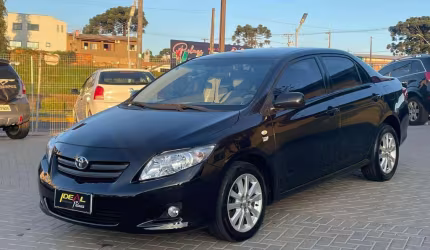 Toyota corolla xli 1.8 - preta - 2009/2010