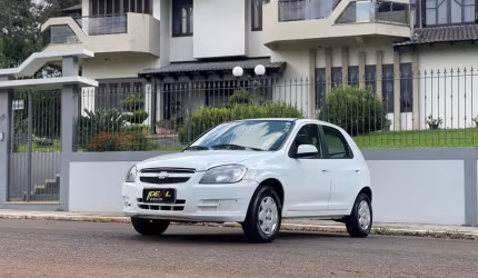 Chevrolet celta spirit 1.0l lt - branca - 2014/2015