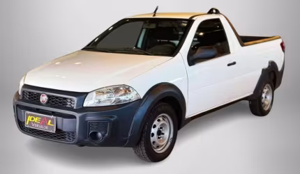 Fiat strada hard working 1.4 - branca - 2019/2020