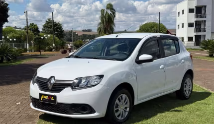 Renault sandero expression hi-power 1.6 8v 5p  - branca - 2014/2015