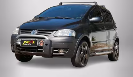 Volkswagen crossfox crossfox  - preta - 2007/2007