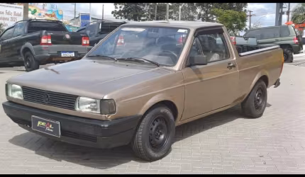 Volkswagen saveiro cl 1.6 mi - bege - 1992/1992