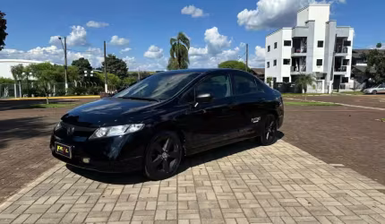 Honda civic honda civic sedan lxs 1.8/1.8 flex  - preta - 2007/2007
