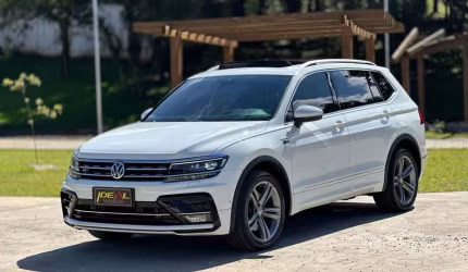 Volkswagen tiguan allspac r-line 350 tsi 2.0 4x4  - branca - 2018/2019