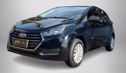 Hyundai hb20 unique 1.0  - preta - 2018/2019