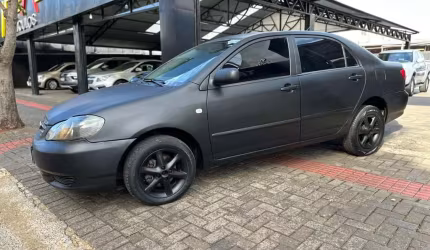 Toyota corolla xei 1.8 - preta - 2003/2003