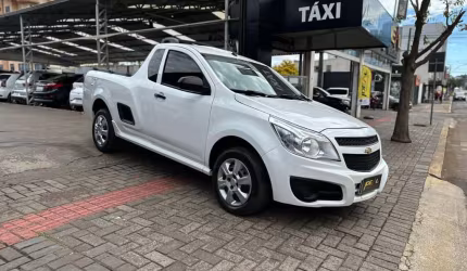 Chevrolet montana ls  - branca - 2018/2019