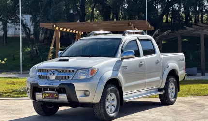 Toyota hilux cd srv d4-d 4x4 3.0 tdi diesel aut  - prata - 2007/2007