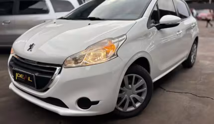 Peugeot 208 active pack 1.5  - branca - 2013/2014