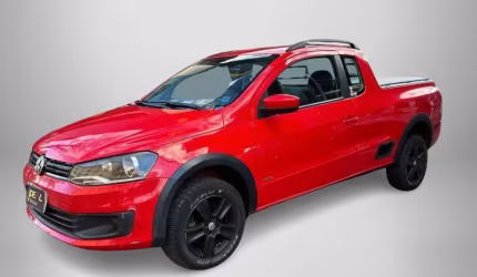 Volkswagen saveiro 1.6 mi  - vermelha - 2013/2014