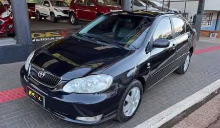 Toyota corolla 1.8 - preta - 2005/2005