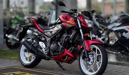 Yamaha mt-03 - - vermelha - 2016/2017