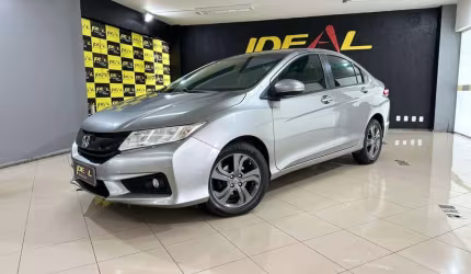 Honda city lx 1.5 - cinza - 2015/2015