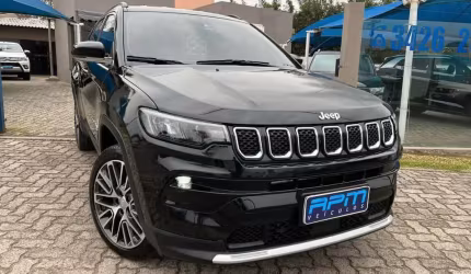 Jeep compass limited t270 1.3 tb 4x2 flex aut  - preta - 2023/2023