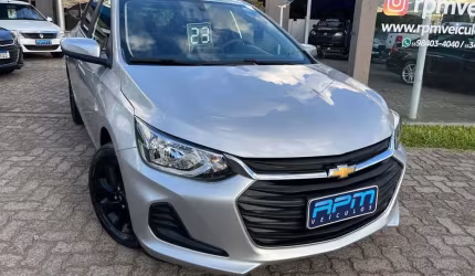 Chevrolet onix hatch lt 1.0 12v tb flex 5p aut.  - prata - 2022/2023