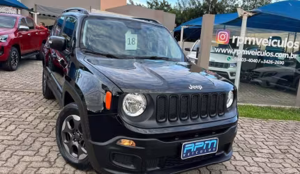 Jeep renegade sport 1.8 4x2 flex 16v aut.  - preta - 2018/2018