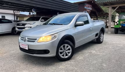 Volkswagen saveiro 1.6 mi total flex 8v - prata - 2012/2013