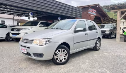 Fiat palio 1.0 economy fire flex 8v 4p  - prata - 2009/2010