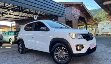 Renault kwid intense 1.0 flex 12v 5p mec.  - branca - 2018/2018