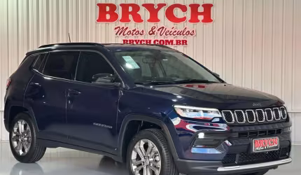 Jeep compass long. t270 1.3 tb 4x2 flex aut.  - azul - 2022/2023