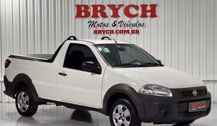 Fiat strada working 1.4 mpi fire flex 8v cs  - branca - 2018/2019