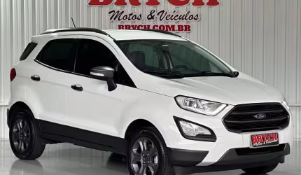Ford ecosport freestyle 1.5 12v flex 5p mec.  - branca - 2018/2019