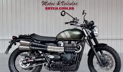 Triumph street scrambler 900cc abs - verde - 2021/2022