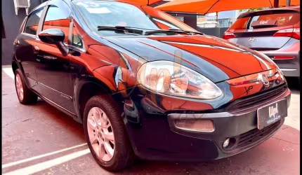 Fiat punto attractive 1.4 fire flex 8v 5p - preta - 2012/2013