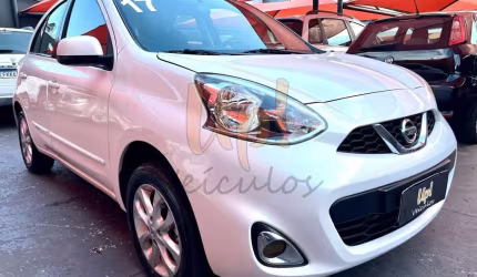 Nissan march 10sv - branca - 2016/2017