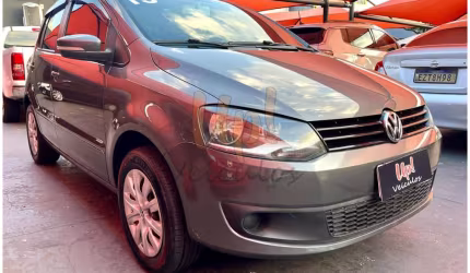 Volkswagen fox 1.0 mi total flex 8v 5p  - cinza - 2012/2013
