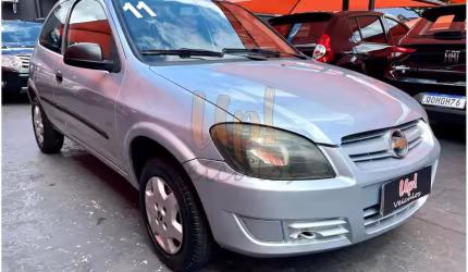 Chevrolet celta life/ ls 1.0 mpfi 8v flexpower 3p  - prata - 2010/2011