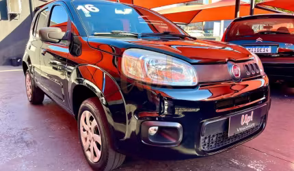 Fiat uno attractive 1.0 - preta - 2015/2016