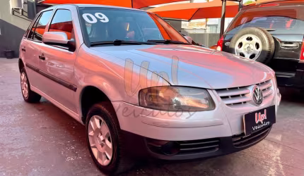 Volkswagen gol w/ 1.0 giv - prata - 2008/2009