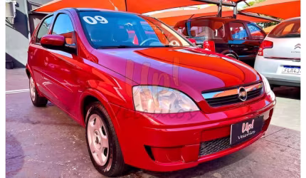 Chevrolet corsa hatch corsa hat. premium 1.4 8v econoflex 5p  - vermelha - 2008/2009